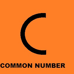 Teer Common Numbers